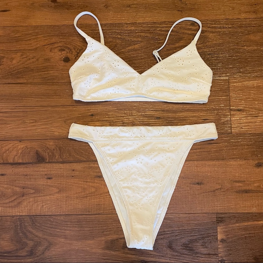 Abercrombie Eyelet Bikini Set